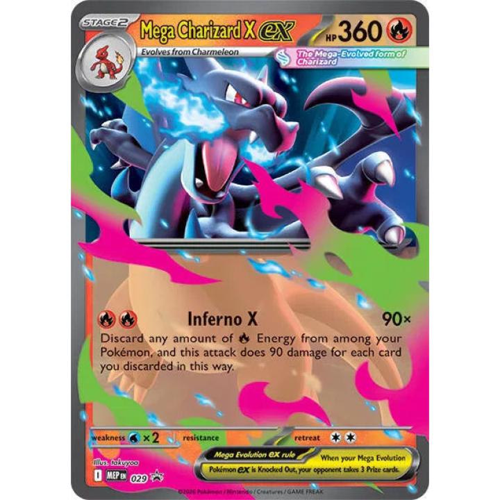 Mega Charizard X ex 029 - Mega Evolution Promos - Holofoil