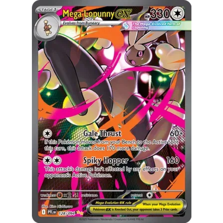 Mega Lopunny ex 128/094 - Phantasmal Flames - Holofoil