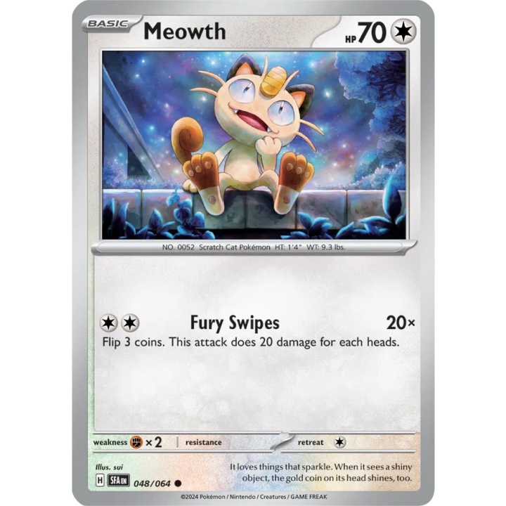 Meowth 048/064 - Shrouded Fable - Normal