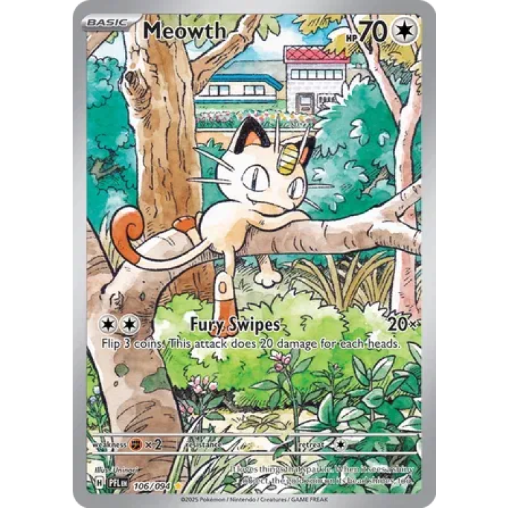 Meowth 106/094 - Phantasmal Flames - Holofoil