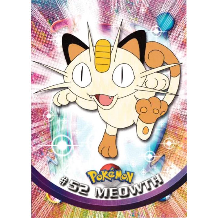 Meowth 52 - Topps Series 1 - Base Chrome