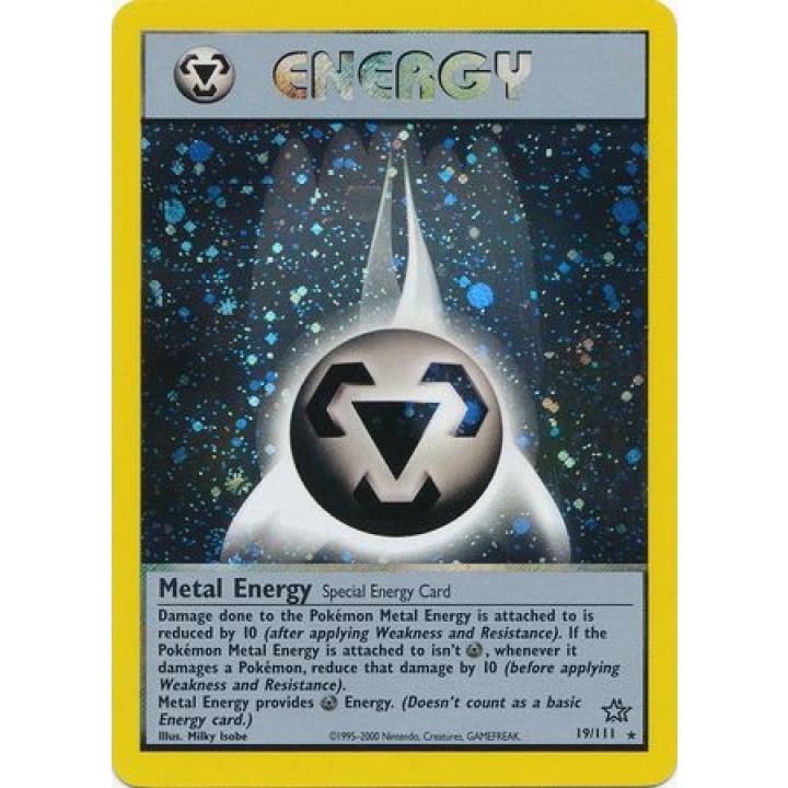 Metal Energy (Special) 19/111 - Neo Genesis (Unlimited) - Holofoil
