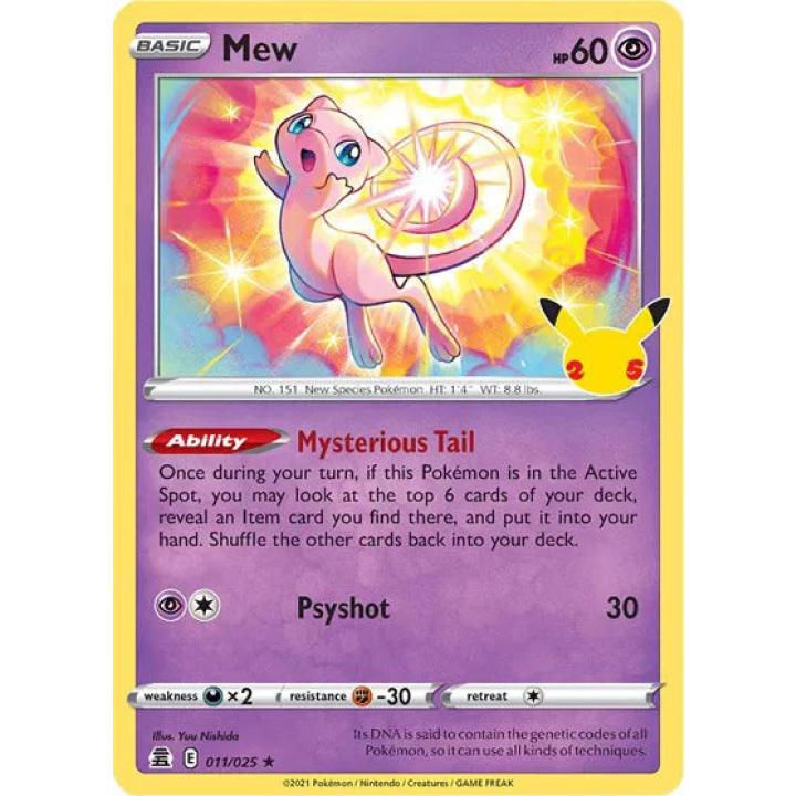 Mew 011/025 - Celebrations - Holofoil