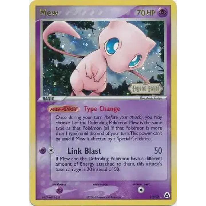 Mew 10/92 - EX Legend Maker - Reverse Holofoil