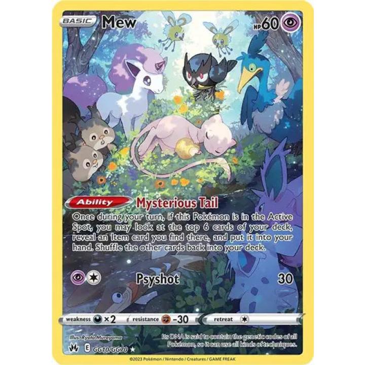 Mew GG10/GG70 - Crown Zenith: Galarian Gallery - Holofoil