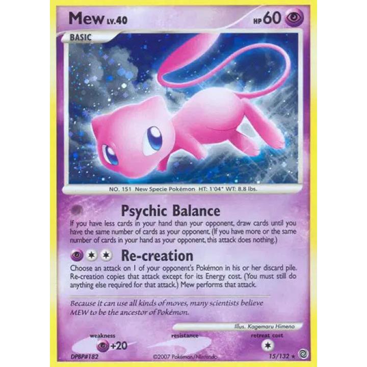 Mew Lv.40 15/132 - Secret Wonders - Holofoil