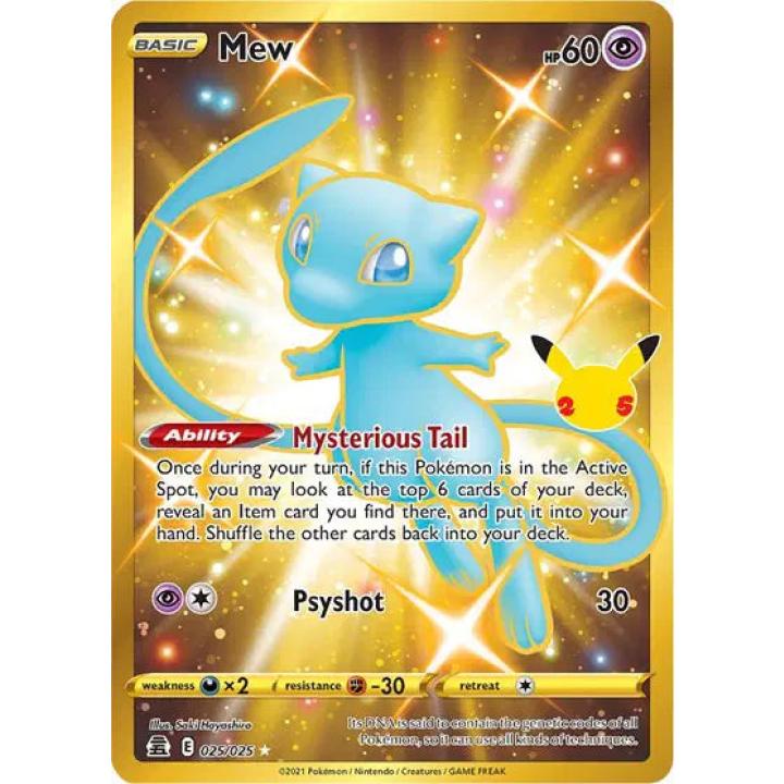 Mew 025/025 - Celebrations - Holofoil