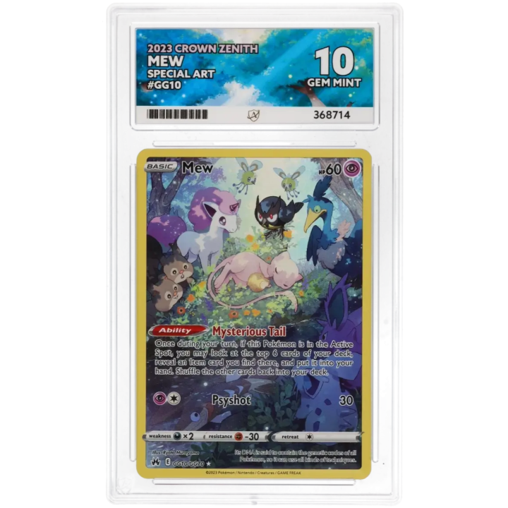 Mew (ACE 10) GG10/GG70 - Crown Zenith: Galarian Gallery - Holofoil
