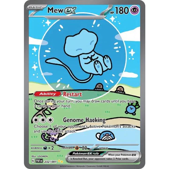 Mew ex 232/091 - Paldean Fates - Holofoil