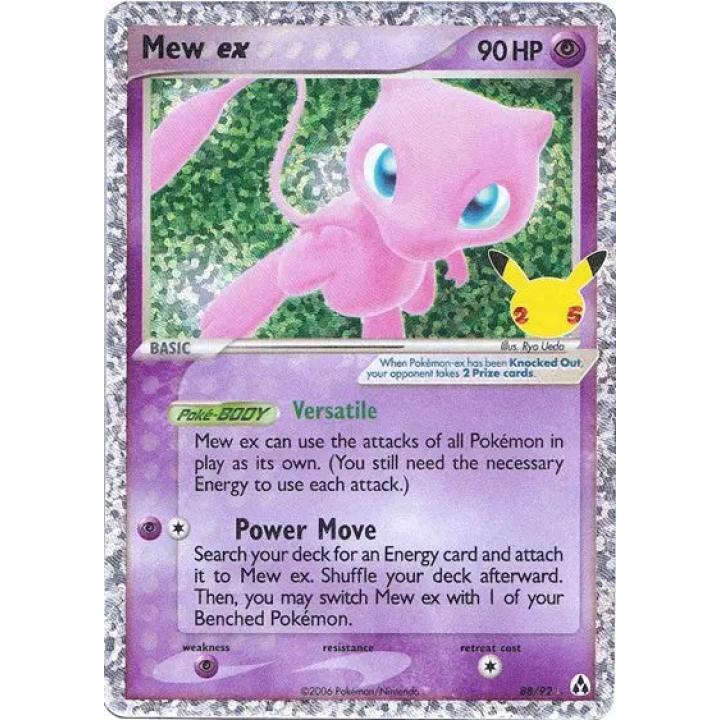 Mew ex 88/92 - Celebrations: Classic Collection - Holofoil
