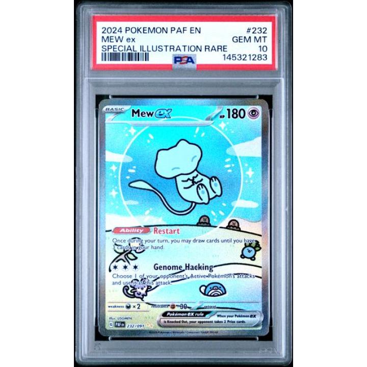 Mew ex (PSA 10) 232/091 - Paldean Fates - Holofoil