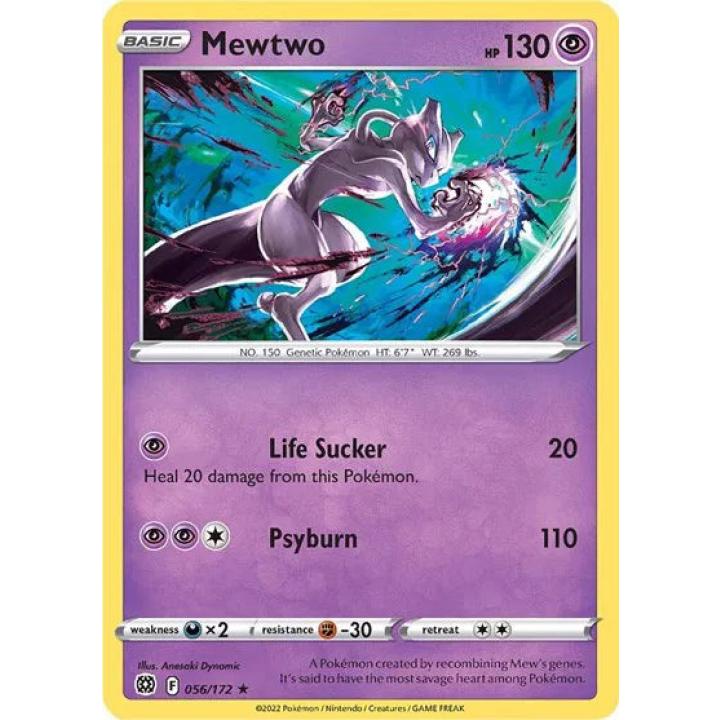 Mewtwo 056/172 - Brilliant Stars - Reverse Holofoil