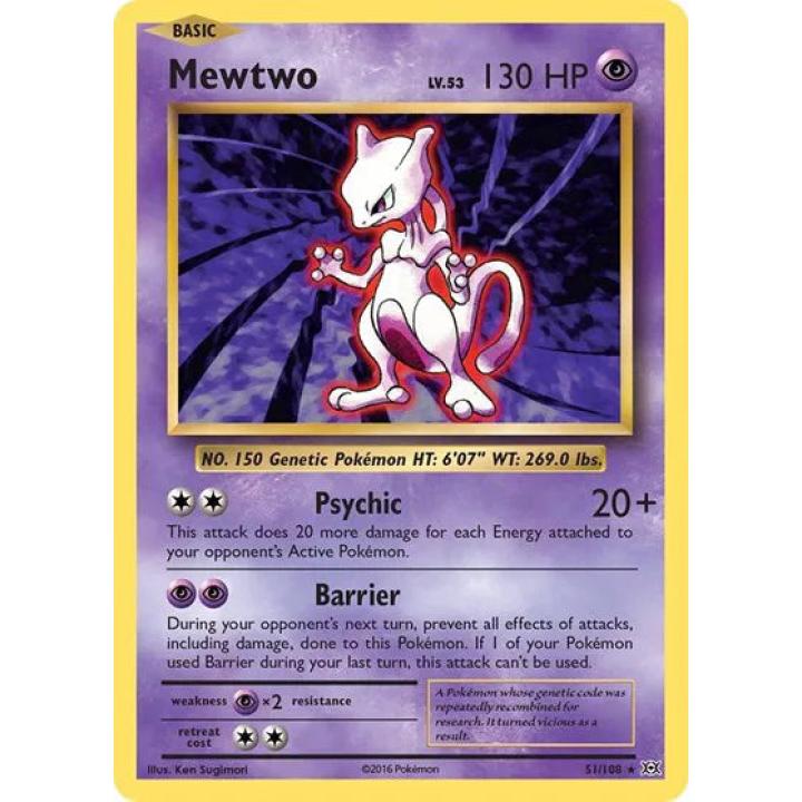 Mewtwo 51/108 - Evolutions - Normal