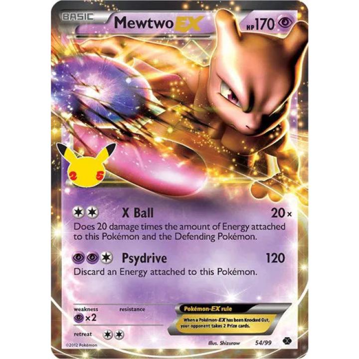 Mewtwo EX 54/99 - Celebrations: Classic Collection - Holofoil