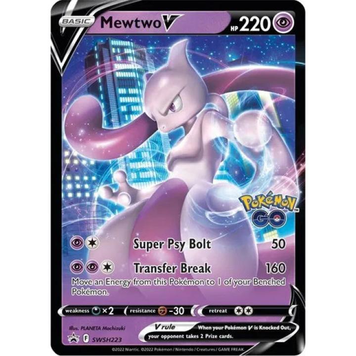 Mewtwo V SWSH223 - Sword & Shield Promo - Holofoil