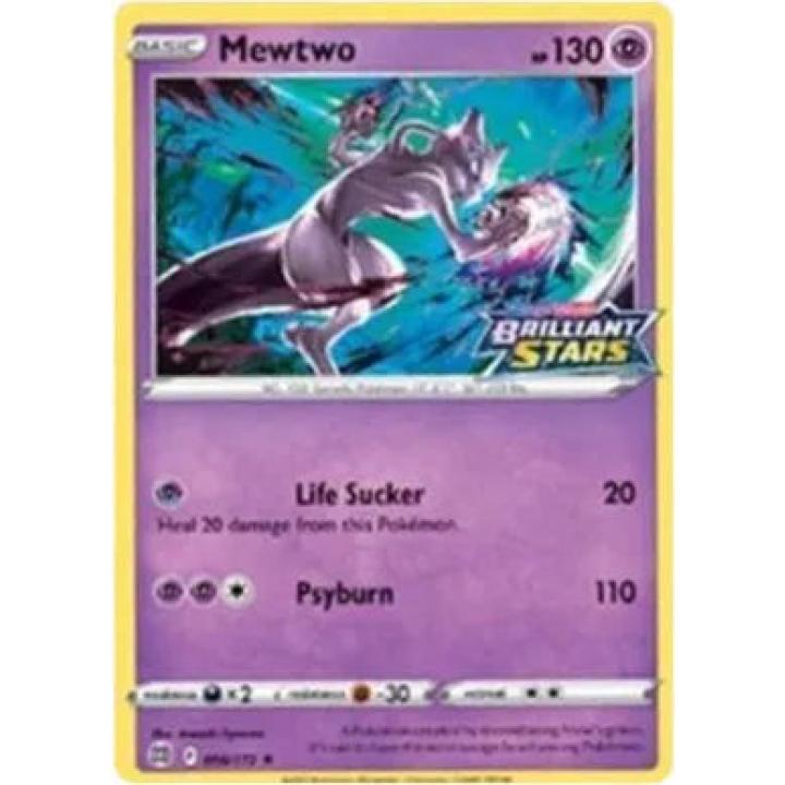 Mewtwo (Brilliant Stars Stamped) 056/172 - Brilliant Stars - Reverse Holofoil (sealed)