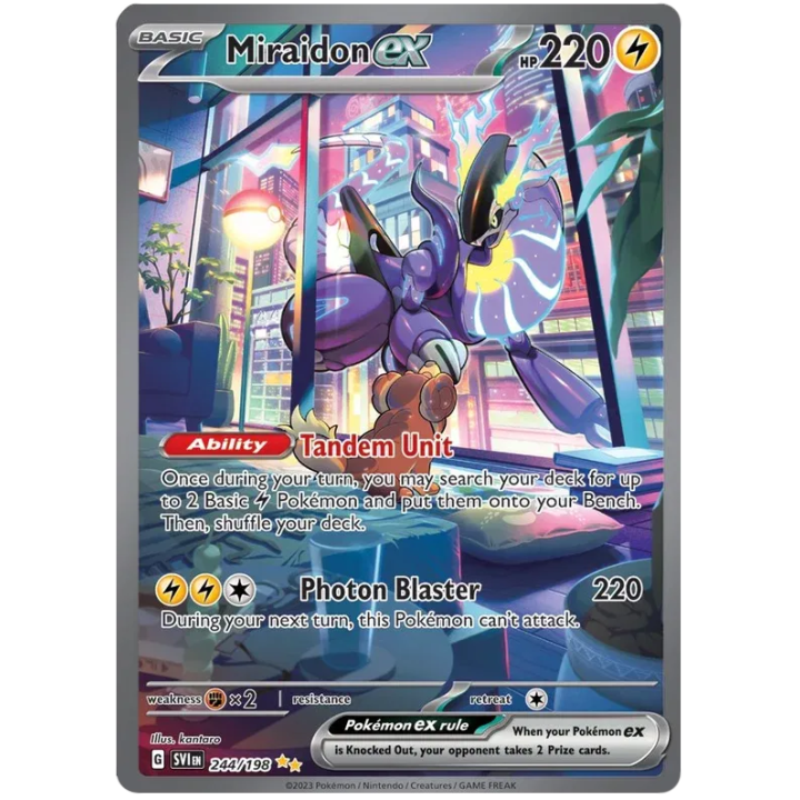 Miraidon ex 244/198 - Scarlet & Violet - Holofoil