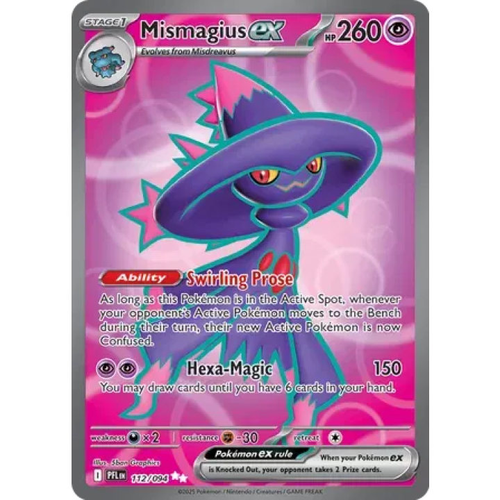 Mismagius ex 112/094 - Phantasmal Flames - Holofoil