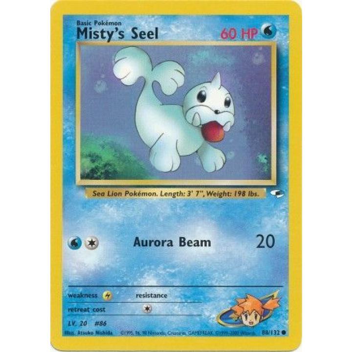 Misty's Seel 88/132 - Gym Heroes (Unlimited) - Normal