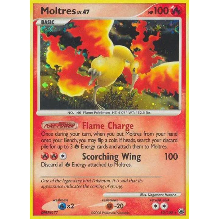 Moltres Lv.47 10/100 - Majestic Dawn - Reverse Holofoil