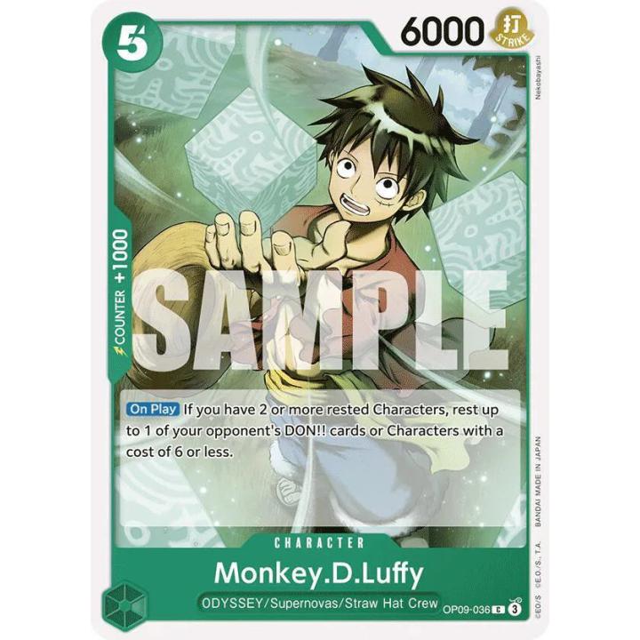 Monkey.D.Luffy OP09-036 - Emperors in the New World - Normal