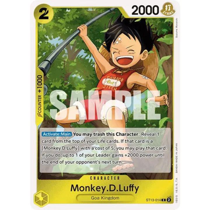 Monkey.D.Luffy ST13-014 - Ultra Deck: The Three Brothers - Foil