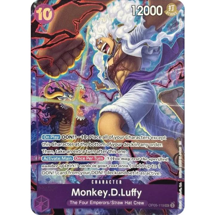 Monkey.D.Luffy (2nd Anniversary Set) OP05-119 - Promotion Cards - Foil