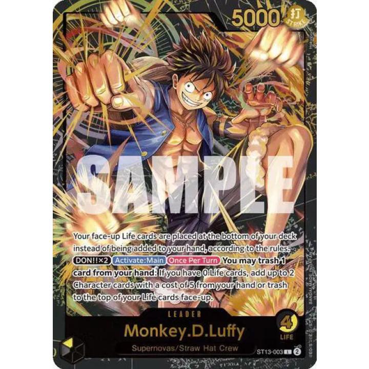 Monkey.D.Luffy (Leader Collection) ST13-003 - Promotion Cards - Foil