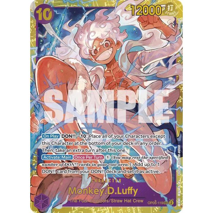 Monkey.D.Luffy (Reprint) OP05-119 - The Best - Foil