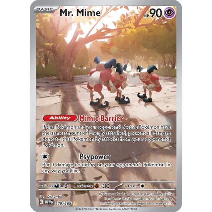 Mr. Mime 179/165 - Scarlet & Violet 151 - Holofoil