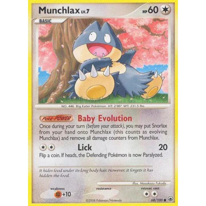 Munchlax Lv.7 86/100 - Majestic Dawn - Reverse Holofoil