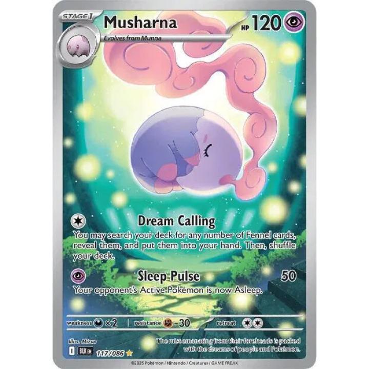 Musharna 117/086 - Black Bolt - Holofoil