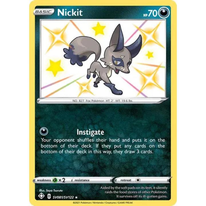 Nickit SV081/SV122 - Shining Fates: Shiny Vault - Holofoil