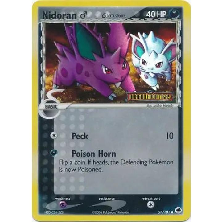 Nidoran 57/101 - EX Dragon Frontiers - Reverse Holofoil