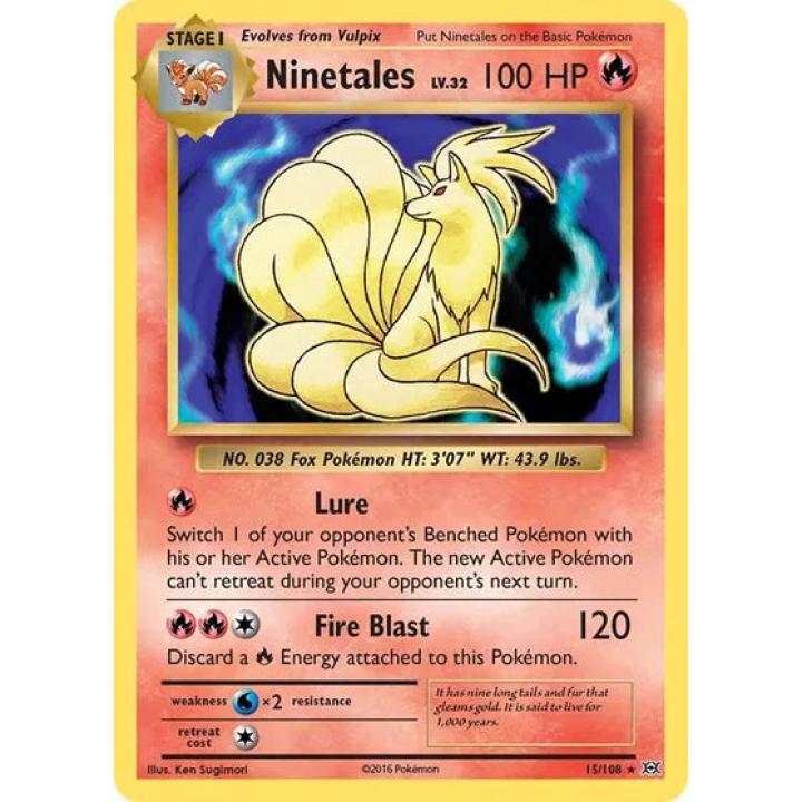 Ninetales 15/108 - Evolutions - Holofoil