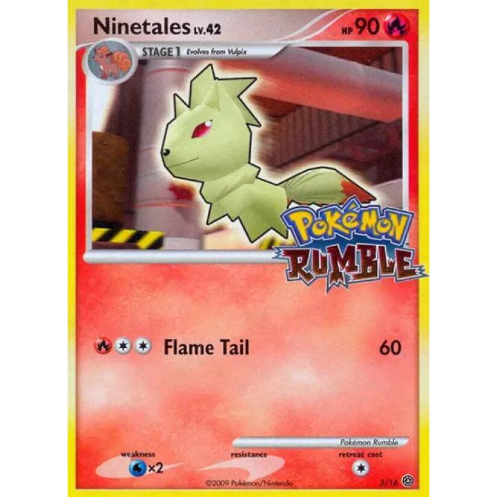 Ninetales Lv.42 3/16 - Rumble - Holofoil