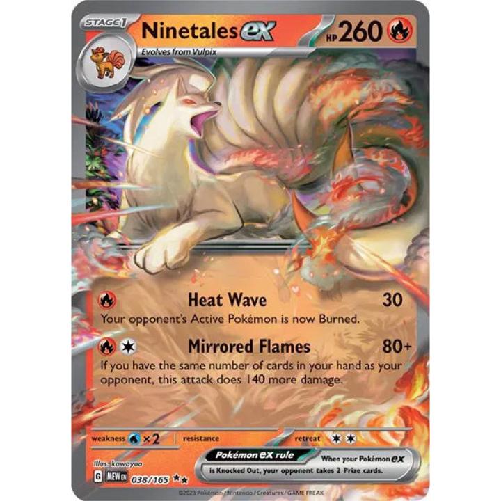 Ninetales ex 038/165 - Scarlet & Violet 151 - Holofoil