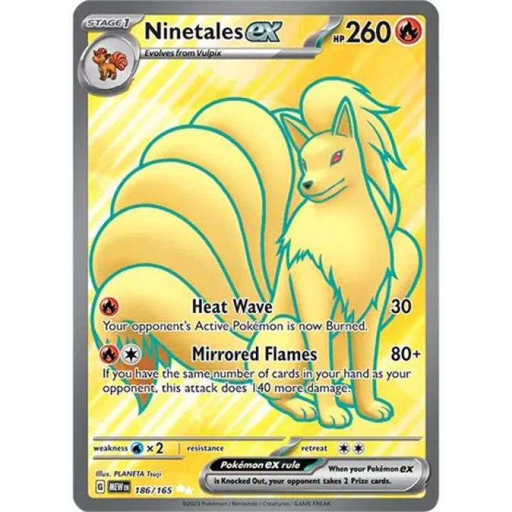Ninetales ex 186/165 - Scarlet & Violet 151 - Holofoil