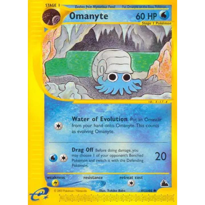 Omanyte 41/144 - Skyridge - Normal