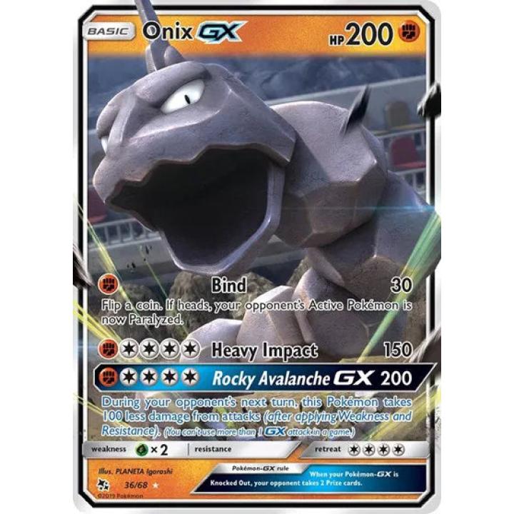 Onix GX 36/68 - Hidden Fates - Holofoil