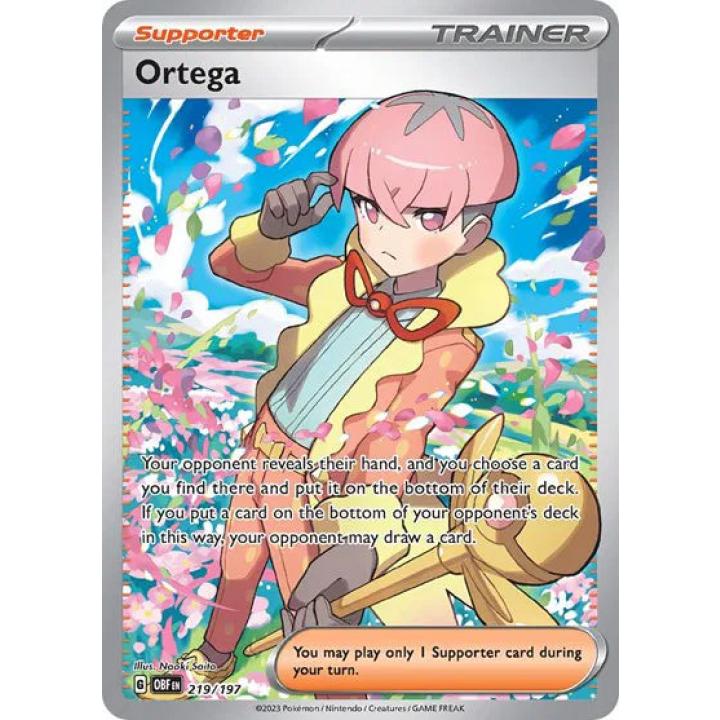 Ortega 219/197 - Obsidian Flames - Holofoil
