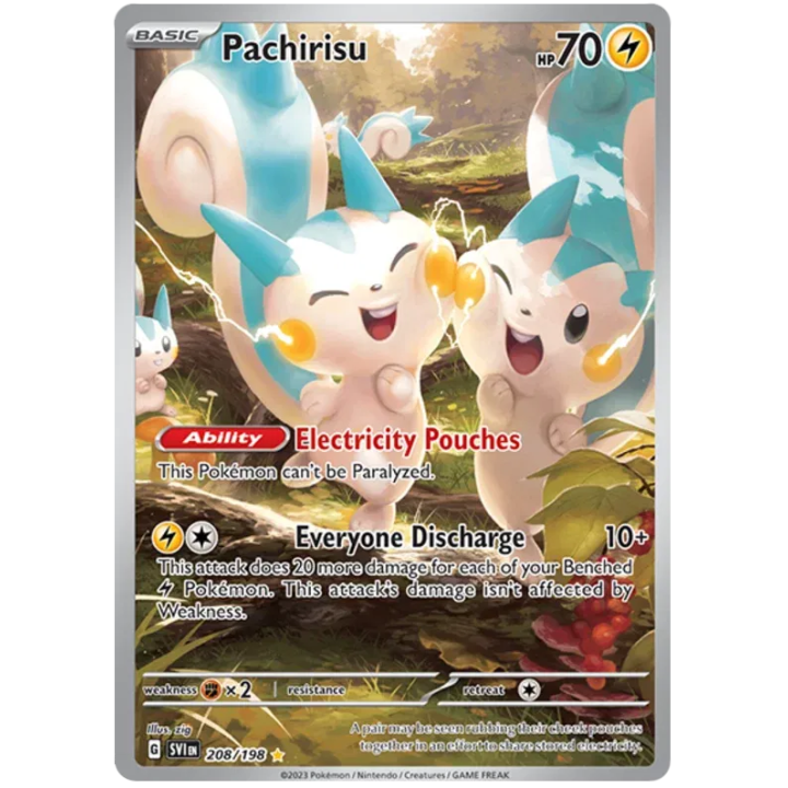 Pachirisu 208/198 - Scarlet & Violet - Holofoil