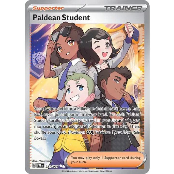Paldean Student 231/091 - Paldean Fates - Holofoil