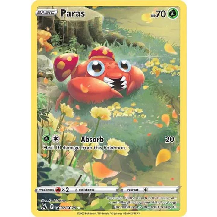 Paras GG32/GG70 - Crown Zenith: Galarian Gallery - Holofoil