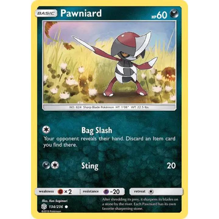 Pawniard 134/236 - Cosmic Eclipse - Reverse Holofoil