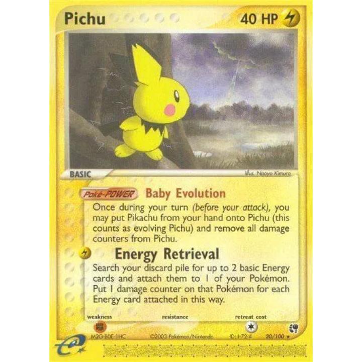Pichu 20/100 - EX Sandstorm - Normal