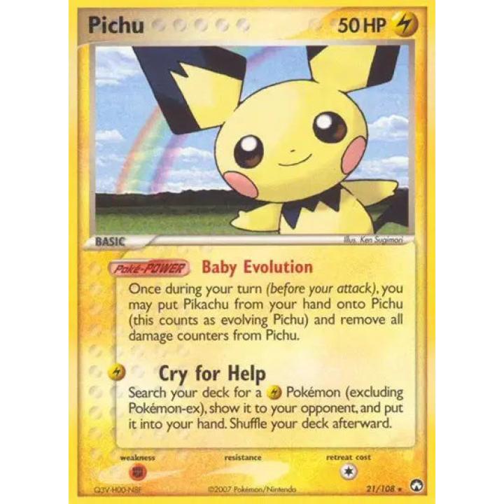 Pichu 21/108 - EX Power Keepers - Normal