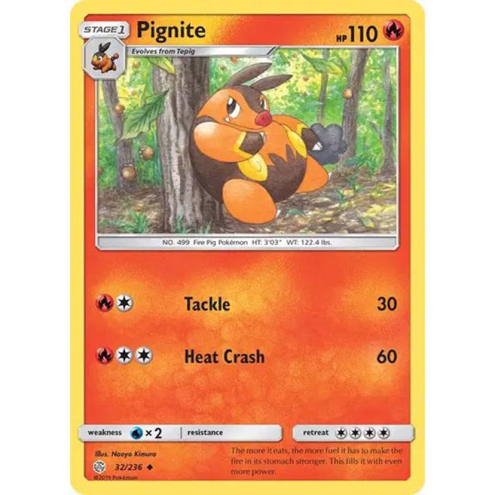 Pignite 32/236 - Cosmic Eclipse - Reverse Holofoil