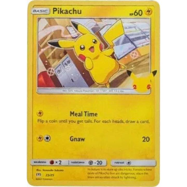 Pikachu 25/25 - McDonald's 25th Anniversary Promos - Holofoil