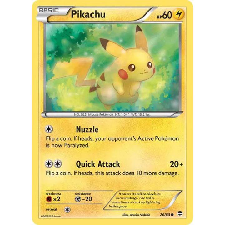 Pikachu 26/83 - Generations - Reverse Holofoil